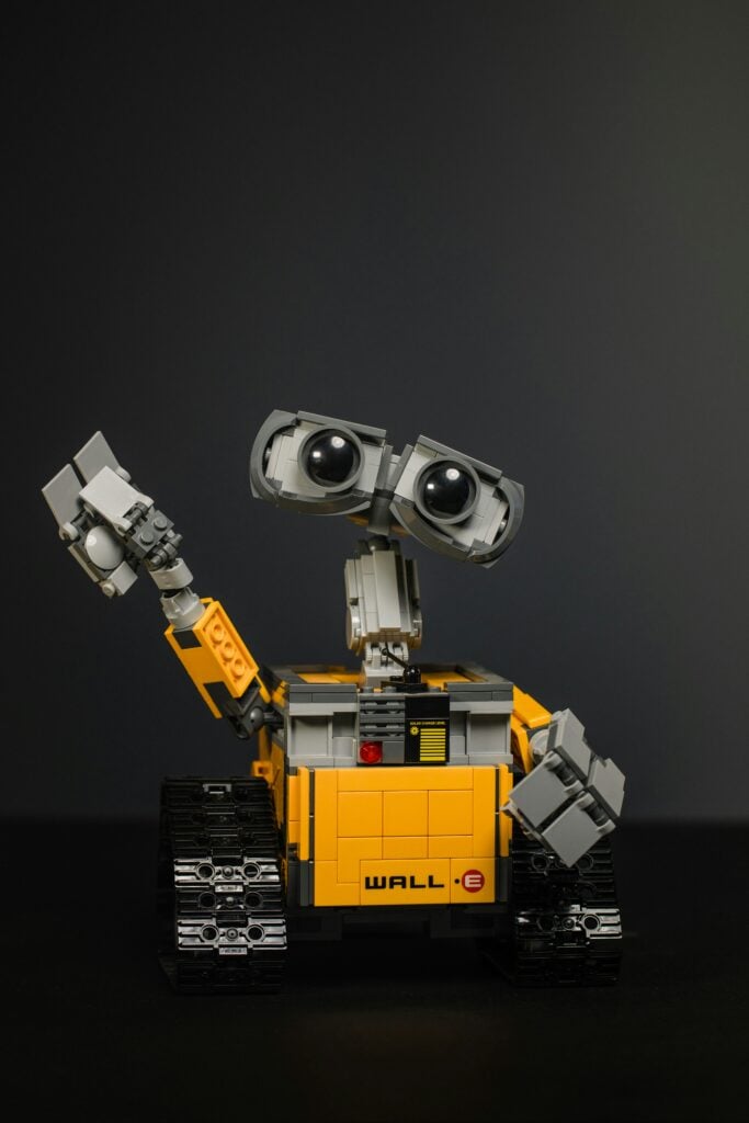 A robot looking confused